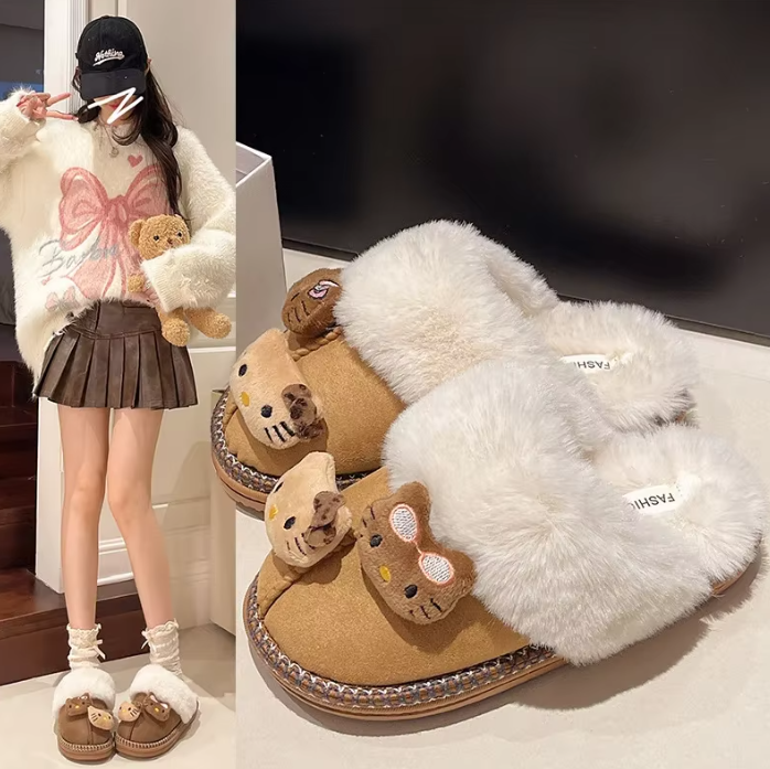 KittySlides - Cute Cat Slippers